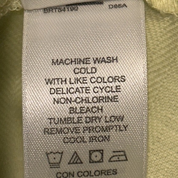 90s Emma James By 
Liz Claiborne Linen Pants High Rise Chartreuse Green Size 16P - Picture 9 of 16